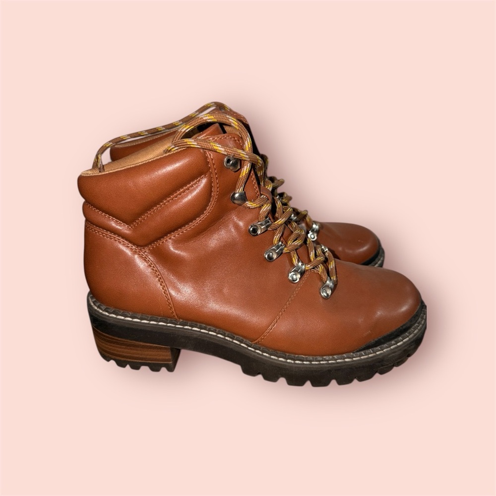 Brown Leather Ankle Boots
